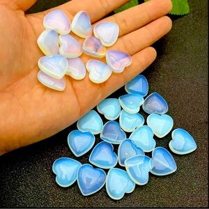 COUPLE/FRIEND SET of 2 Crystals NATURAL ANXIETY RELIEF LOVE OPAL HEALING STONE